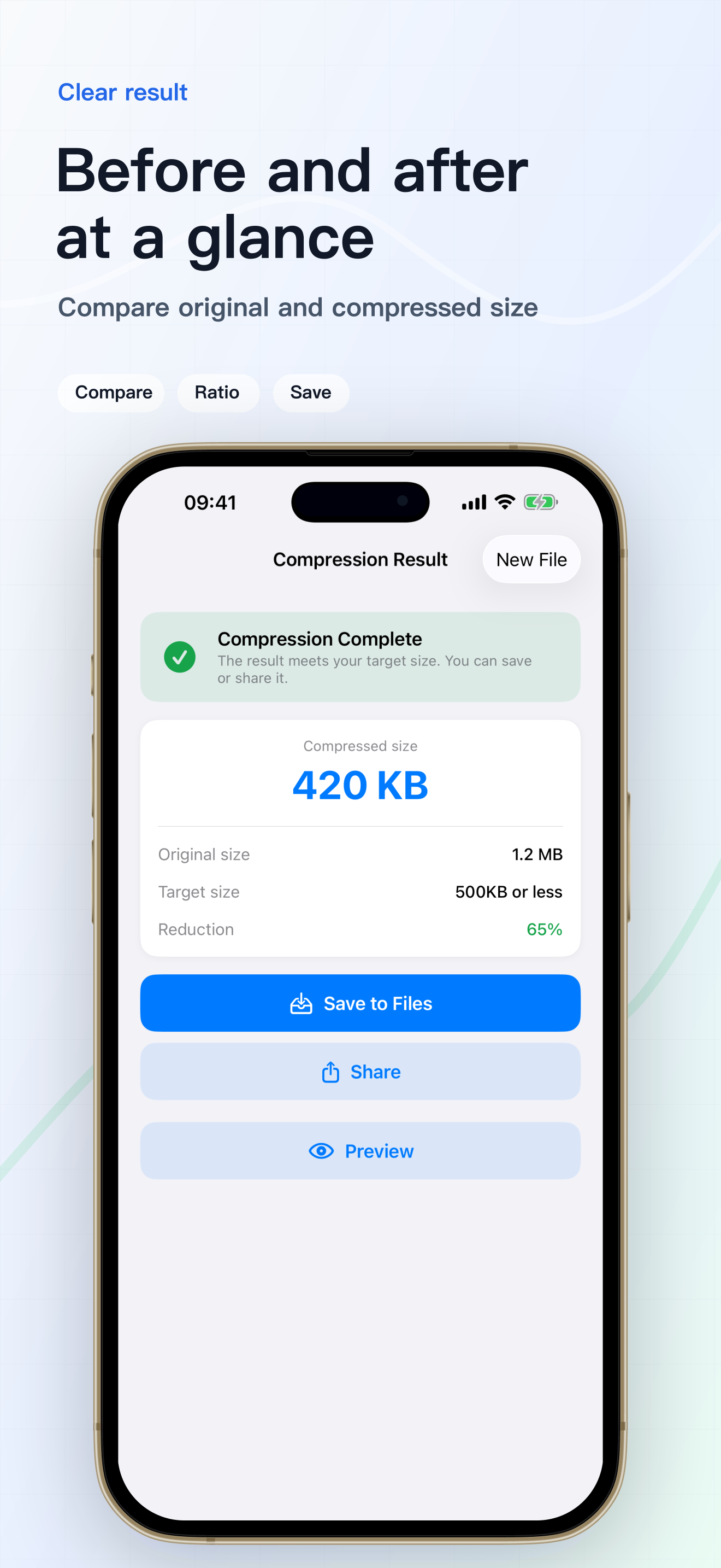 Compare Original vs. Compressed